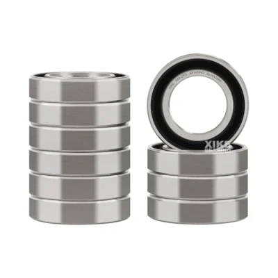 Imagen de XiKe 10 piezas 688 2RS Mini Rodamiento de bolas 8x16x5mm Doble junta goma y Acero al cromo Pre lubricados, 688RS Rodamientos rígidos a con retenes.