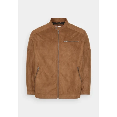 Imagen de Jack &amp; Jones Jcorocky Jacket Chaqueta de cuero sintético, Hombre, Talla: 4XL, Cognac