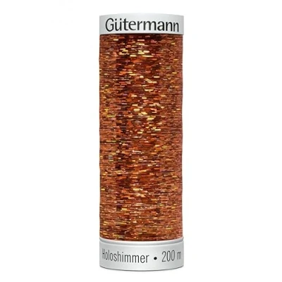 Imagen de Gutermann Sulky Holoshimmer Hilo para bordar (200 m, 6011), color marrón