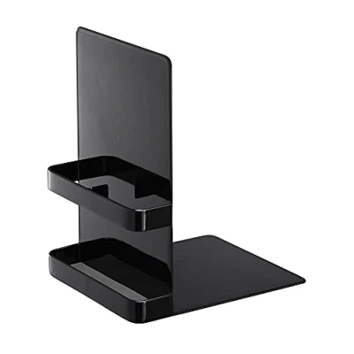 Imagen de YAMAZAKI 6873 Tower Sujetalibros, Negro, Acero, Minimalista, 12 x 15 18 cm