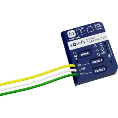 Imagen de Somfy 1822609 Micro emisor IZYMO , tecnología io homecontrol Convierte cualquier pulsador en Compatible con TaHoma