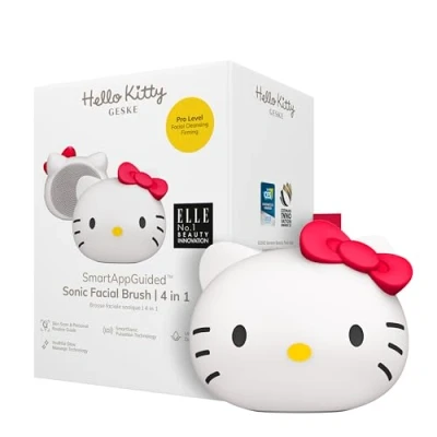 Imagen de GESKE x Hello Kitty Cepillo facial sónico SmartAppGuided™ 4 en 1 de Limpieza eléctrico la piel Cuidado