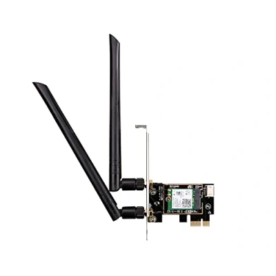 Imagen de Adaptador Wi Fi USB D Link DWA X582, WiFi 6, 2.402 Gbit/s, Bluetooth 5.0, 2 Antenas, Negro
