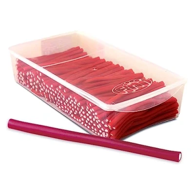 Imagen de Fini Relleno Fresa Regaliz Rojo Tarro 200 unidades