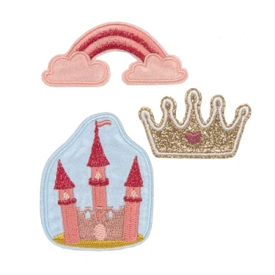 Imagen de LÄSSIG Adhesivos Textiles autoadhesivos para Pegar/Textile Woven Sticker Kingdom