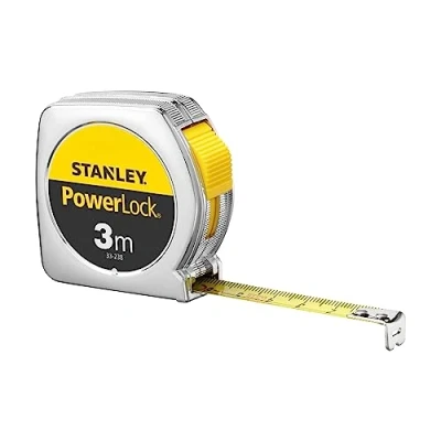 Imagen de STANLEY 0 33 238 Flexometro Powerlock Classic 3m x 12,7mm