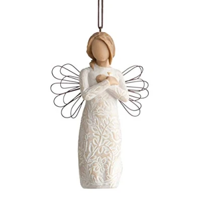 Imagen de Figura de ángel con alas para colgar, Willow Tree, Enesco