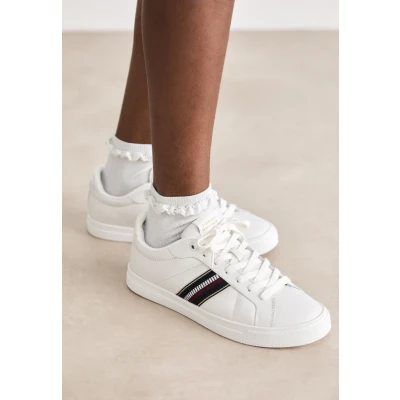 Imagen de Tommy Hilfiger ICON Court Stripes Zapatillas, Mujer, Talla: 38, Ecru Zapatos