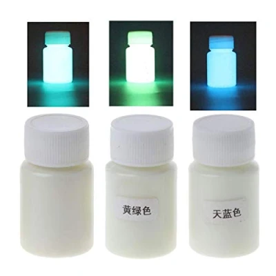 Imagen de polvo de pigmento que brilla en la oscuridad, mica luminoso, perfecto para resina epoxi, líquida, color, joyería bricolaje, translúcido