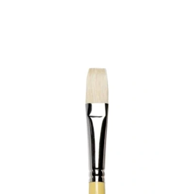 Imagen de Winsor &amp; Newton WN5868012 Artists&#039; Hog Pincel de pelo cerdo largo, cabeza plana, tamaño 12