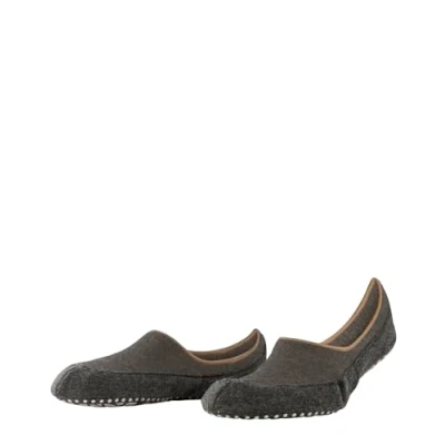 Imagen de FALKE Cosyshoe Invisible M HP lana puños en la suela 1 par, Calcetines para casa Hombre, Marrón (Porto Melange 5201), 41 42
