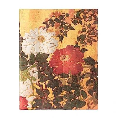 Imagen de Natsu (Rinpa Florals) Ultra Unlined Hardback Journal (Wrap Closure)