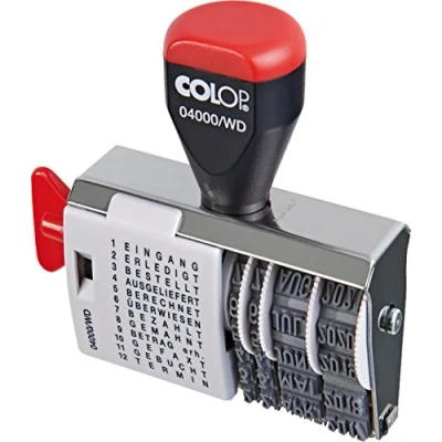 Imagen de Herlitz Colop 10549863 Sello con fecha y 12 textos de oficina diferentes.