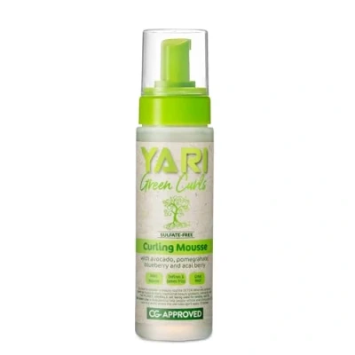 Imagen de Yari Mousse Metodo Curly Green Curls Curling Naturals, Verde, 220 Mililitro