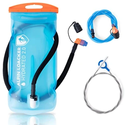 Imagen de Alpin Loacker bolsa de hidratación para exteriores con manguera deportes y exteriores, agua superligera senderismo, sistema sin