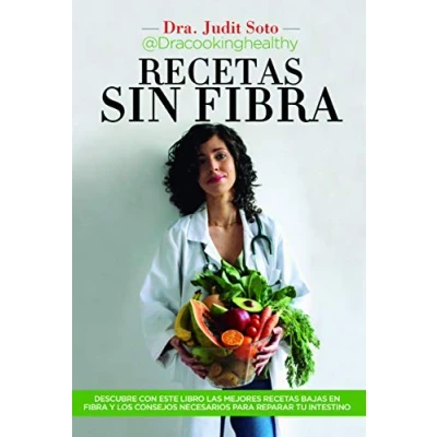 Imagen de recetas sin fibra: Comer rico y residuos también es posible. Aprende todos los trucos con este libro (Salud bienestar)