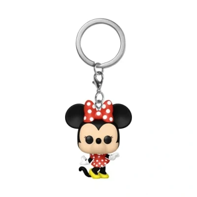 Imagen de Funko Pop! Keychain: Disney Classics Minnie Mouse Minifigura de Vinilo Coleccionable Llavero Original Relleno Calcetines Idea Regalo Mercancia Oficial