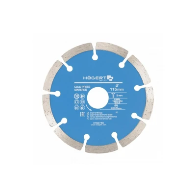 Imagen de Hogert Technik HT6D750 Disco lija, amolador angular 115mm 2mm 132001/min