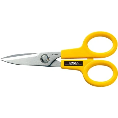 Imagen de Olfa SCS 1 Tijeras multiusos con cuchillas dentadas de acero inoxidable 140 mm