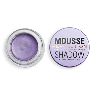 Imagen de Revolution Beauty London Makeup Sombra en Mousse, Color Cremoso para Mejillas y Ojos, Fórmula Ligera, Crema Polvo, Lila, 4g