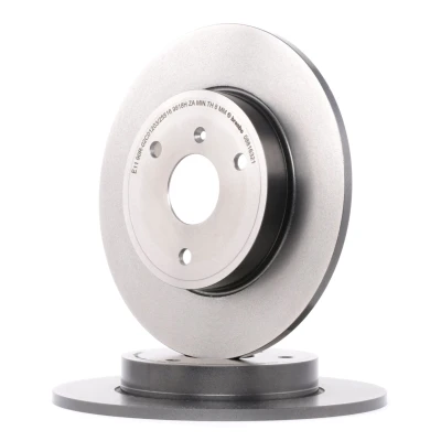 Imagen de BREMBO COATED DISC LINE 08.8163.21 Disco de freno 280 9,6 3 macizo revestido altamente carbonizado con tornillos SMART: City Coupe, Fortwo II Coupé