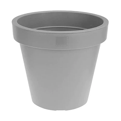 Imagen de Edp 74835 Maceta Inyeccion Gris, 25cm