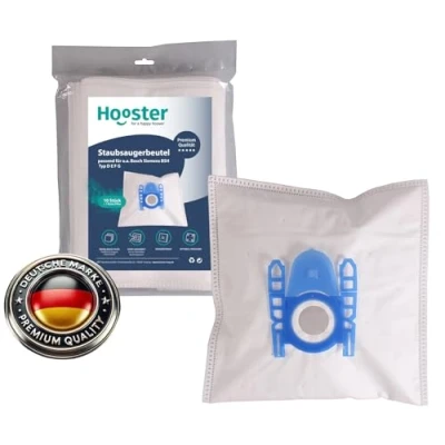 Imagen de pabuTEL Bundle 10 Bolsas para aspiradoras Siemens VZ41FGALL PowerProtect (Type G All, Excepto VS01) Material: Fieltro (5 Capas, Incluye microfiltro)