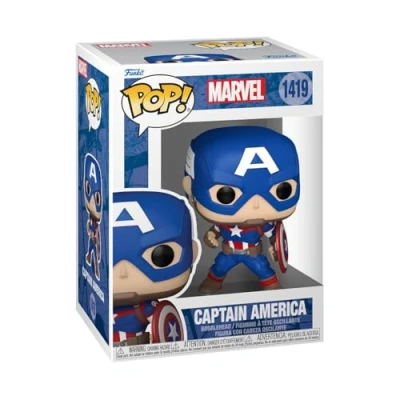 Imagen de Funko Pop! Marvel: Marvel NC Captain America Comics Cómics Figura de Vinilo Coleccionable Idea Regalo Mercancia Oficial Juguetes para Niños y Adultos Comic Books Fans