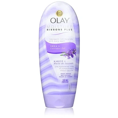 Imagen de Olay 2 in 1 Essential Oils Ribbons Moisturizing Body Wash Luscious Orchid 18 oz by