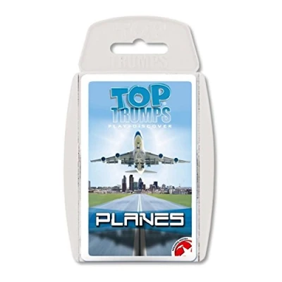 Imagen de Top Trumps Juego de Cartas Passenger Planes, aprende sobre el Transbordador Espacial Columbia y Boeing 777 en Este Paquete Educativo, Regalo para Mayores 6 años, Color Blanco (14882)