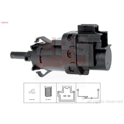 Imagen de EPS 1.810.231 Interruptor luces freno mecánico Made in Italy OE Equivalent FORD: Focus 2, 2 Kombi, FIESTA 6, VOLVO: S80 II, V50
