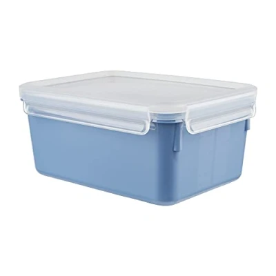Imagen de Emsa N1012800 Clip &amp; Close Color Edition Recipiente hermético, Polipropileno, Azul Claro, 2,2 Liter