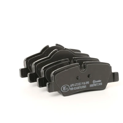 Imagen de BREMBO P 06 090 Juego de pastillas freno preparado para indicador desgaste con tornillos pinza accesorios MINI: Hatchback, Cabrio norauto