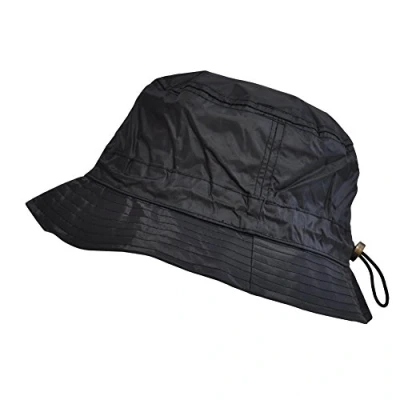 Imagen de TOUTACOO, Gorro para la Lluvia en Nailon Ajustable (01 Negro/S)
