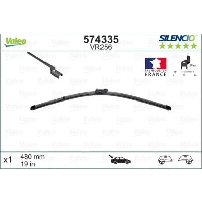 Imagen de Limpiaparabrisas Valeo Silencio X.trm, Rear 574335 480mm posterior Sin marco FORD: MONDEO 4