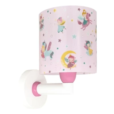 Imagen de Aplique de pared Dalber Fairy Dreams con enchufe, multicolor, E27