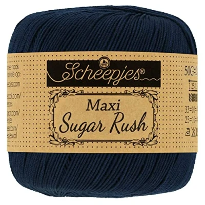 Imagen de Scheepjes 124 Ultramarino Maxi Sugar Rush Hilo 10x50g