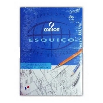 Imagen de Papel de calco (Esquico) Canson 55gr 80 hojas A3