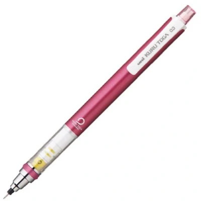 Imagen de uni Portaminas Kuru Toga modelo estándar 0,3 mm, rosa (M34501P.13)