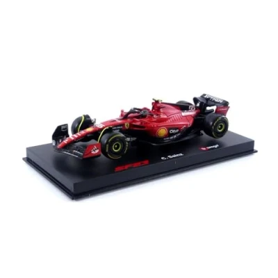 Imagen de Bburago Ferrari SF 23 Nr 55 Carlos Sainz Season 2023 Fórmula 1 F1 Modelo Coche Escala 1/43 36836