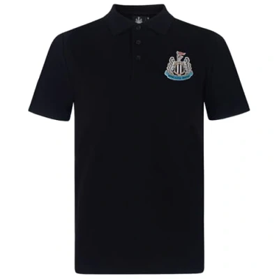 Imagen de Newcastle United FC Polo Oficial para Hombre con el Escudo del Club Negro Large