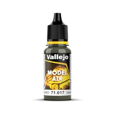 Imagen de Vallejo Model Air Pintura Acrílica Verde Acabado Mate, 18 ml. para Aerógrafo Modelismo y Figuras