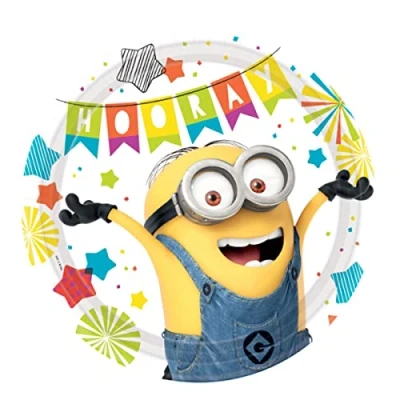 Imagen de amscan 8 platos Minions