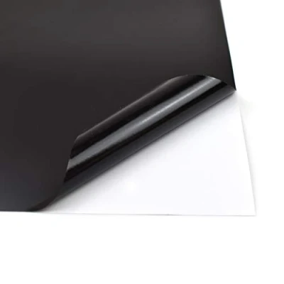 Imagen de Evergreen Goods 10 hojas de vinilo autoadhesivo color A4 (resistente al agua) para máquinas troquelado (negro (mate)