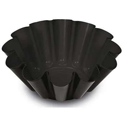 Imagen de Guardini, Gardenia, Molde para budín, 22cm. Material: Acero con Revestimiento Antiadherente, Color Negro.