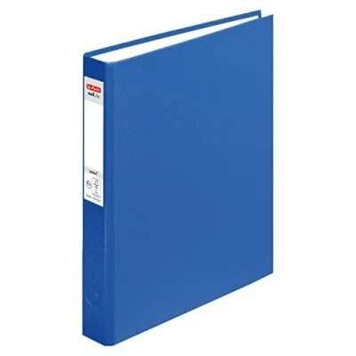 Imagen de Herlitz max. File Protect Archivador de anillas A5, mecanismo 2 25 mm, altura relleno, color azul y