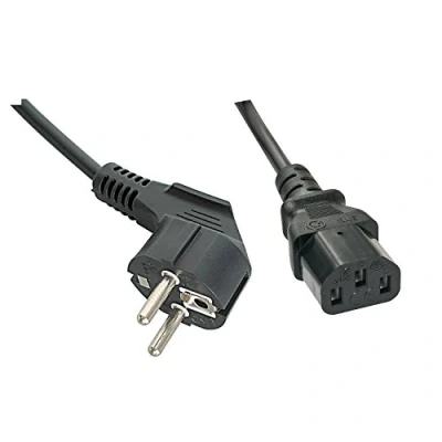Imagen de Lindy 30337 5m Cee7/7 Schuko C13 Acoplador Negro Cable De Transmisión
