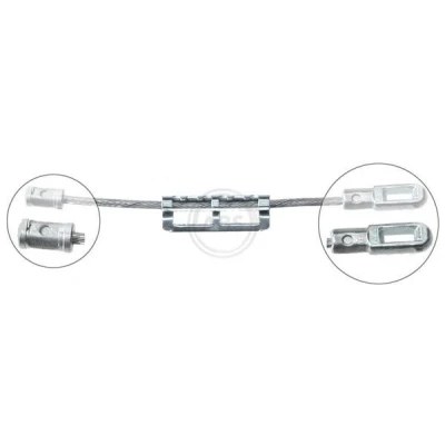 Imagen de A.B.S. K12096 Cable de Freno Mano 128 Discos para dirección izquierda/derecha OPEL: Vectra B Berlina, CC