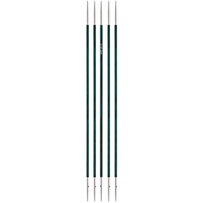 Imagen de KnitPro Agujas de Tejer Royale, Doble, Madera Abedul/latón, Multicolor, 15 cm x 2,00 mm, Juego 6