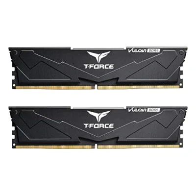 Imagen de TEAMGROUP T Force Vulcan Módulo de Memoria RAM DDR5 32 GB (2 x 16 GB) 5600 MHz (PC5 44800) CL36 para Escritorio Z690 FLBD532G5600HC36BDC01